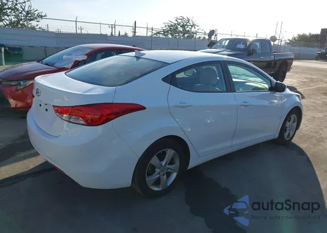 2013 Hyundai Elantra Gls from USA, damaged, VIN 5NPDH4AE4DH308681